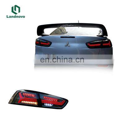 Landnovo full led tail light lamp for MITSUBISHI LANCER 2009 Sequential daynamic light led rear light