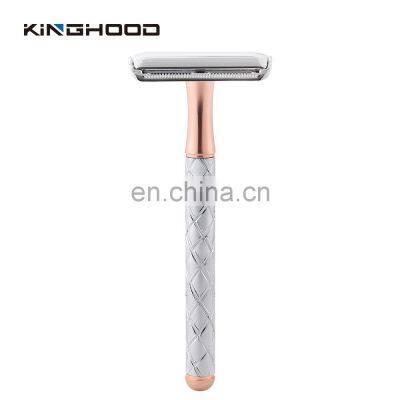 Removable Manual Rasierer Reusable Scheermes Beard Shaving Facial Metal Razor