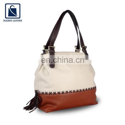 Leading Exporter of Good Quality Fashion Designer Genuine Leather Handbags