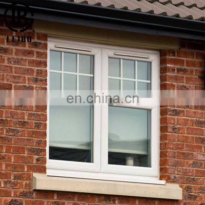 60 series Cheap house windows upvc double glazed windows for sale australia standard upvc casement window