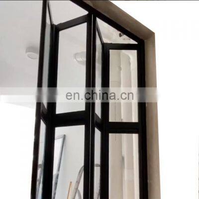 Factory Sale Supply Aluminum bi-folding window for house Folding Screen  soundproof bi folding windows Folding Windows