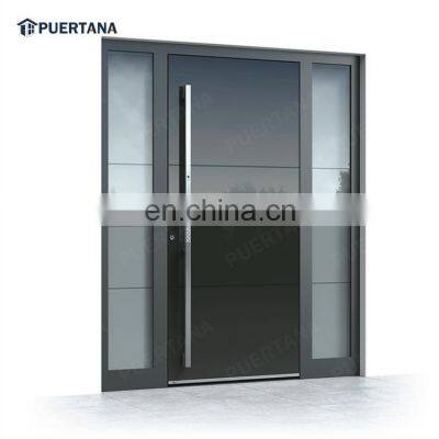 Residential Italian Style Security Entrance Front  Door Main Entry Stainless Steel Doors For Home House