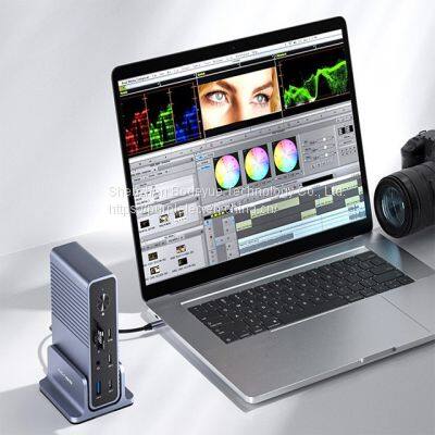 PD 100W Full Multifunction USB C Docking Station photo-2