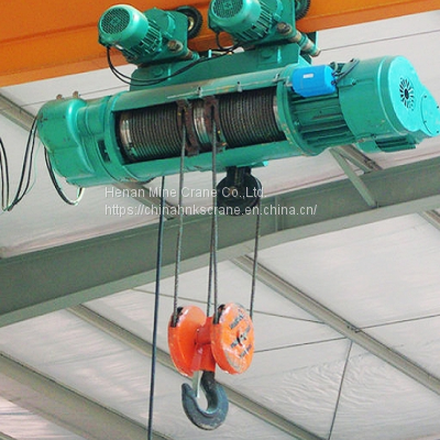 Low Head Room Wire Rope Electric Hoist photo-3
