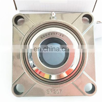 1 1/4Inch Bore Stainless Steel Pillow Block Bearing SSUCF207-20 Housing Bearing UCF207-20 Bearing