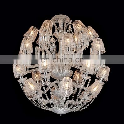 European luxury crystal chandelier modern large chandelier banquet hotel hall hanging decoration pendant light