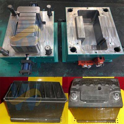 Car Auto Battery Box Mould Plastic Injection Lead Acid Battery Box Mold photo-2