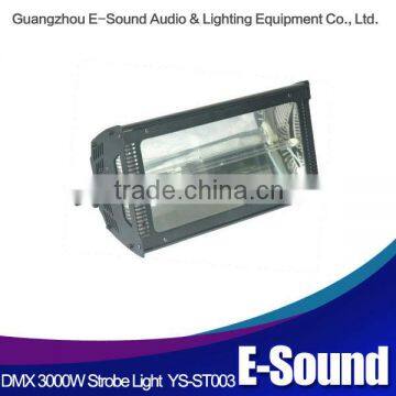 High efficient brightness 3000w DMX strobe light