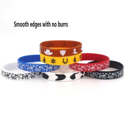 Factory Production Silicone Wristband Custom Printing Customizable Rubber Bracelets for Daily Event photo-4