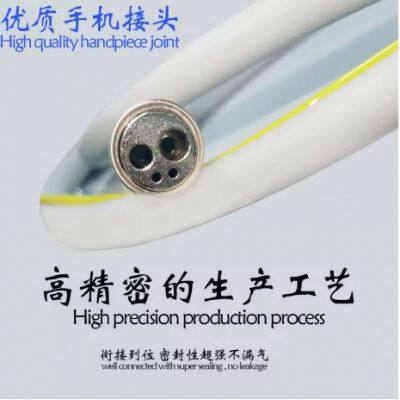 4 Holes Dental Handpiece Tube Metal Joint High Quality Hose Connector Dental High Speed Water Pipe Accessories Tools Parts photo-2