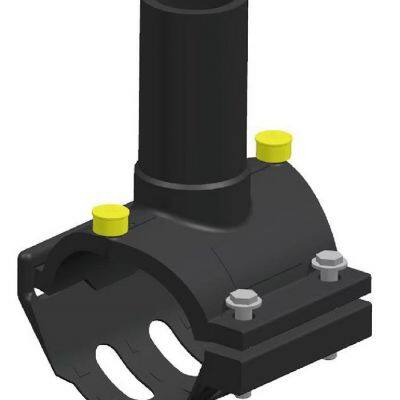 Electrofusion saddle straight-through