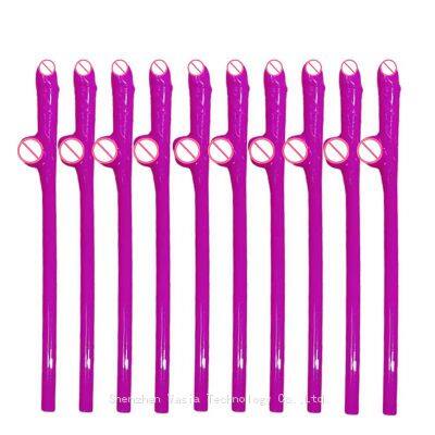 Naughty Pennis Shape Straws - Bachelorette Party Nightclub Funny Drinking Accessories
