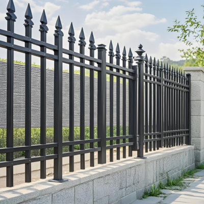 Elevate Your Garden With an Artistic Wrought Iron Garden Fence | Uniting Security & Elegance photo-2