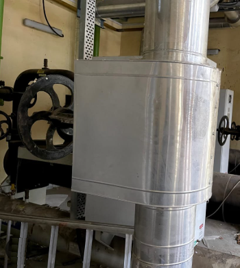 Металлический обивной шкаф для вентилятора для изоляции трубопроводов