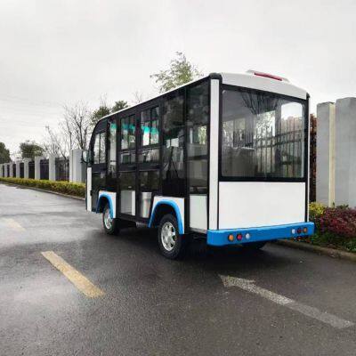 Factory Direct Sales, 11-seater Enclosed Electric Sightseeing Vehicle, With Options of Lead-acid or Lithium Batteries, Suitable for Scenic Spots and Resorts photo-3