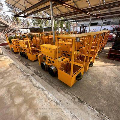 Original Manufacturer of Mine-used Rail Tractors. Sturdy and Durable. Battery Electric Locomotive With Thickened Steel Plate for the Whole Vehicle