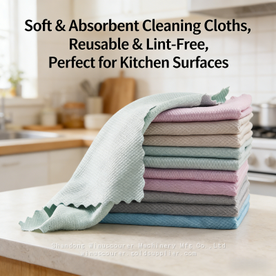 Special Fish-scale Cleaning Cloth for Cleaning Windows, Leaves no Residue, Household Cleaning Cloth, Absorbent and Lint-free