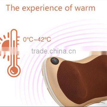 Electric Body Shiatsu Car Air Neck Pillow Massager/vibration neck massage pillow with CE,RoHs certified for home/car/office                        
                                                Quality Choice