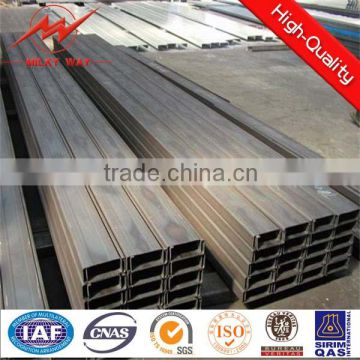 Steel top king u channel standard sizes