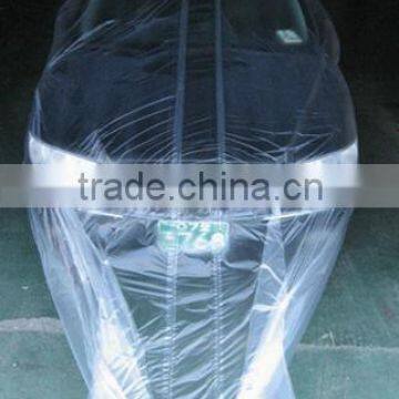 disposable plastic with elastic car cover