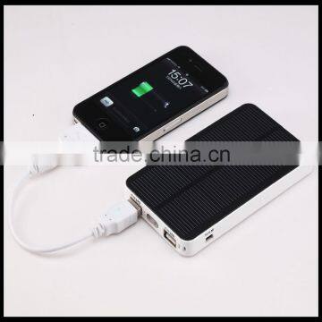 For solar power bank charger with hook wholesale rohs solar charger flashlight