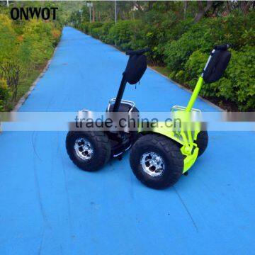 Outdoor New arrival two wheels electric scooter with golf bag carrier