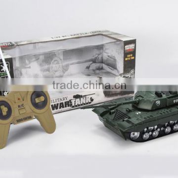 Toy Vehicle 1:32 Scale 4 channel RC Tank Not include Battery