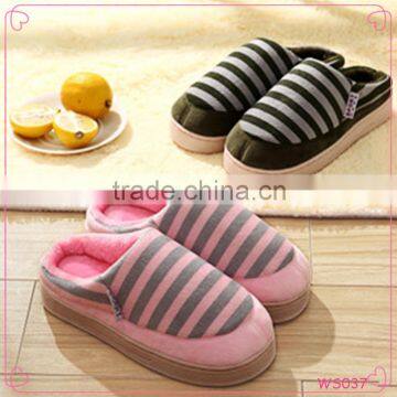 New wholesale indoor cotton plush slippers in winter thicken couple slippers