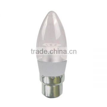 dimmable 4W cob candle light b22 candle bulb 2700k