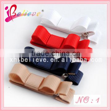 Wholesale new trendy lovely customized boutique bow with clips