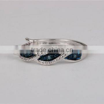 Newest Design 925 Pure Silver Hoop Earring for Modern Lady photo-4