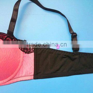 Leopard Jacquard Lace Underwear Set, Plus Size Bra Set
