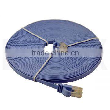 Flat Lan Cable UTP Cat5e Patch Cord Ethernet Jumper Cable