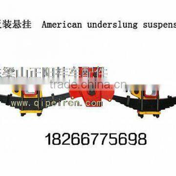 Top quality semi trailer parts suspension parts leaf spring underslung suspension