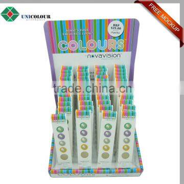 colorful folding cardboard display box customized