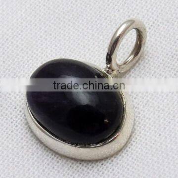 Exotic Purple Amethyst Pendant, Silver Jewelry India, Silver Jewelry Exporter