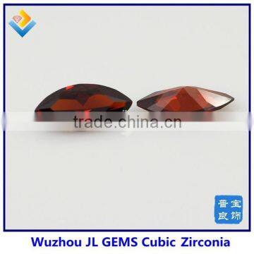 Synthetic Marquise Cubic Zirconia Gem, Factory Price Of a Garnet Stone For Clothes Decoration