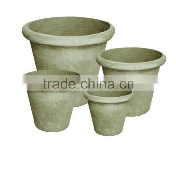 outdoor concrete furniture big clay flower pot