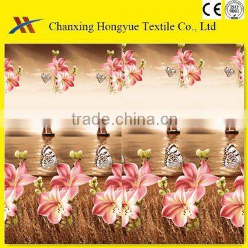 make to order 100 polyester fabric for curtain/printed fabric for mattress cover/plain style fabric