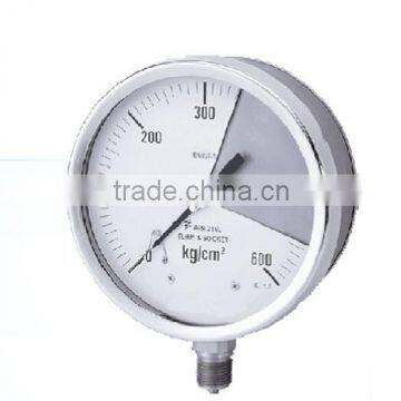 Pressure Gauge ALL SS Solid Front