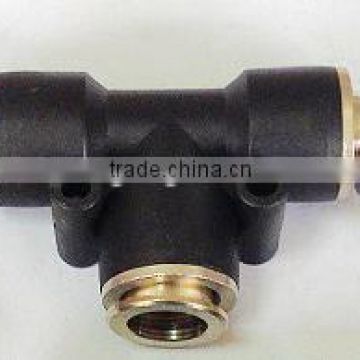 TEE UNION,push to connect nylon tube fittings