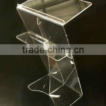 Acrylic Z-Shaped Lectern