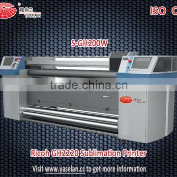 Direct printer on flag and banner ricoh GH2220 sublimation printer