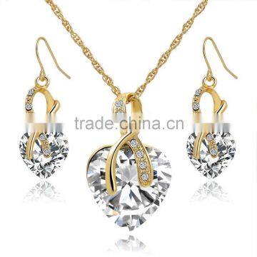 2015 Crystal Jewelry Necklace Earring Set with Austrian Element Crystals jewelry sets