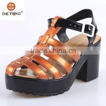 2015 sandal soles manufacture selling shoes wholesale high heel shoes comfortable lady sandals pvc plastic women sandal