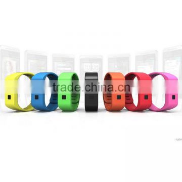 OLED touch sceen sleep monitoring step distance calculate bluetooth bracelet