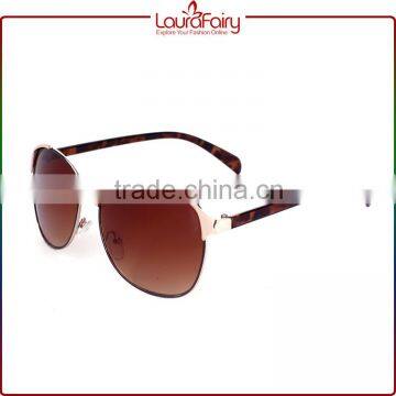 Laura Fairy Fashion Design Metal Frame White Temple Sunglasses Wenzhou Factory photo-3
