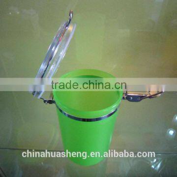 2015 Best Selling Plastic Candy Box Airtight Canister Seal Pot With 3 Color ASS Customer Color photo-3