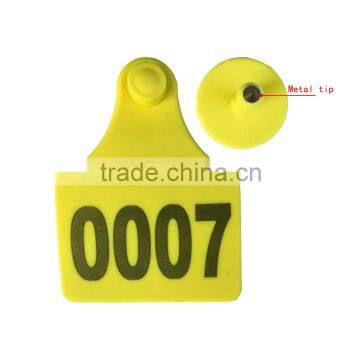 sell animal cattle ear tag material certificate,laser ear tag