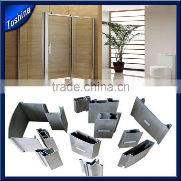 Is alloy or not 6000 series grade T3-T8 shower room applicaton silver polished Aluminum extruded profile